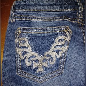 Wrangler Rock 47 Ultra Low-Rise Bootcut Jeans Size 9/10